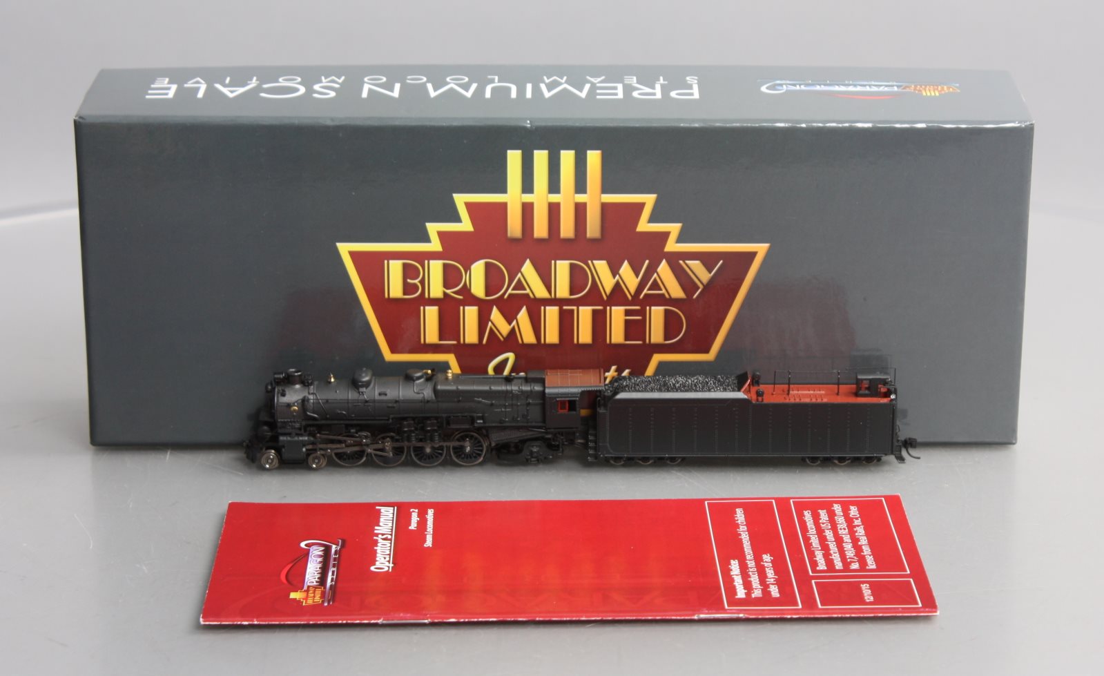 Broadway Limited 3078 N Painted, Unlettered PRR Class M1b 4-8-2 Steam Loco w DCC