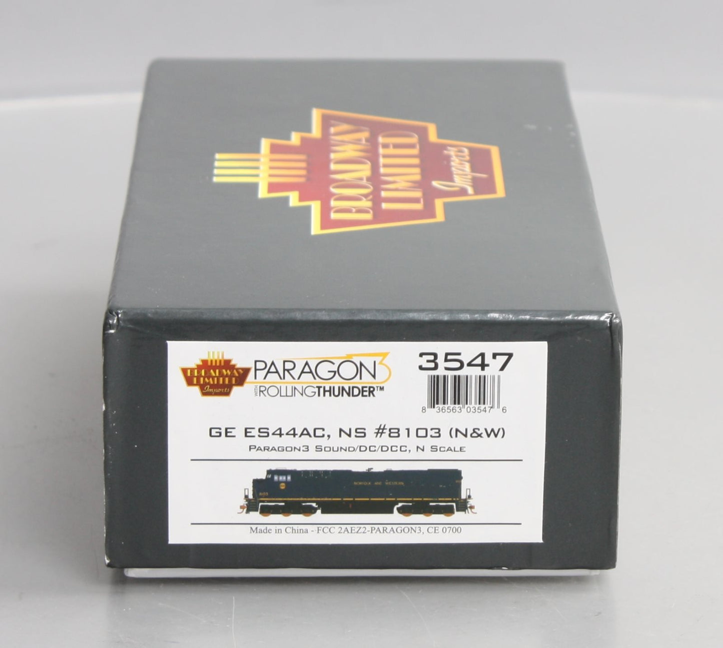 Broadway Limited 3547 N Norfolk Southern GE ES44AC Diesel Loco Paragon3 #8103