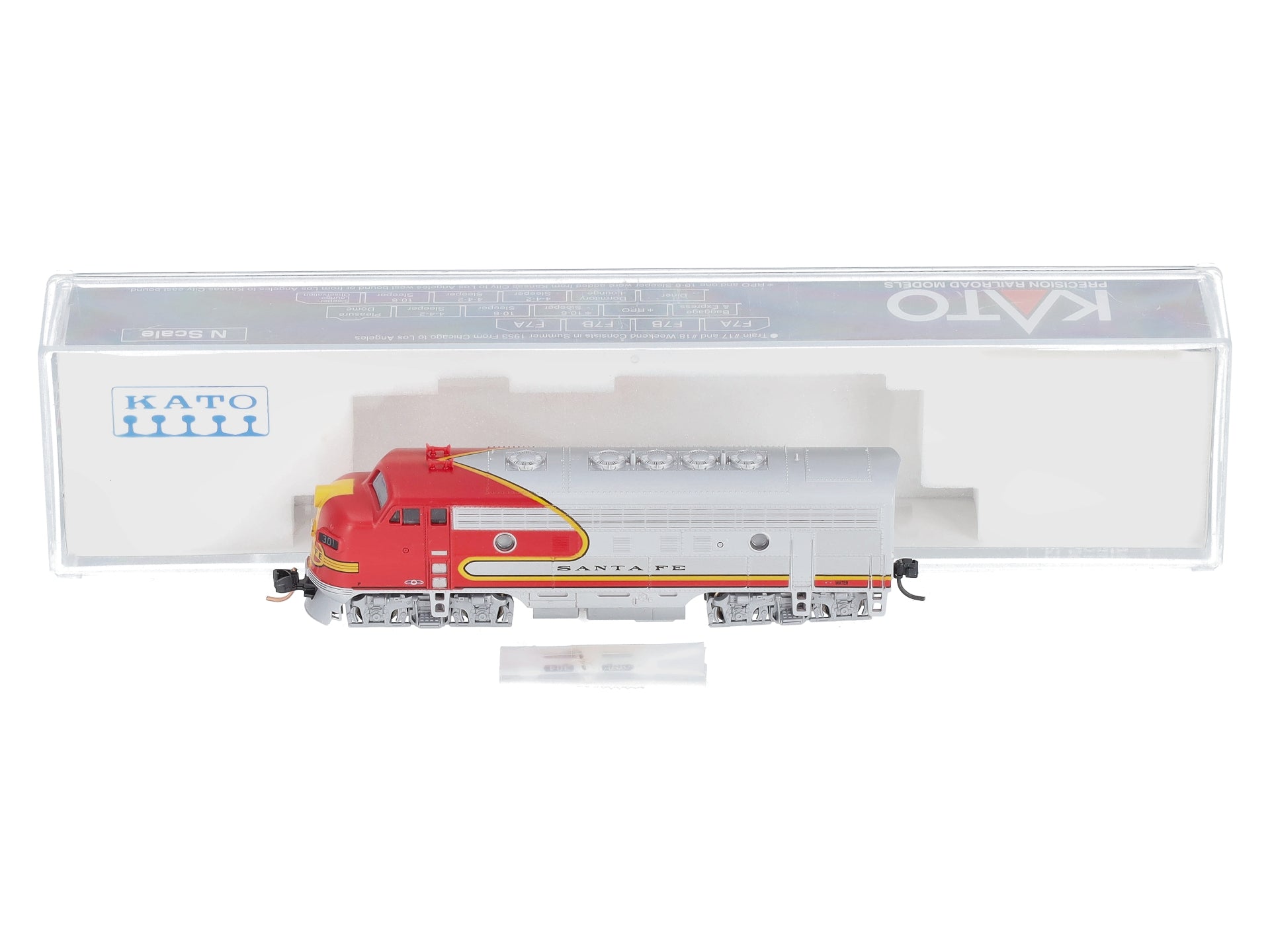 Kato 176-2121 N Santa Fe Warbonnet EMD F7A Diesel Locomotive #301