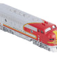 Kato 176-2121 N Santa Fe Warbonnet EMD F7A Diesel Locomotive #301