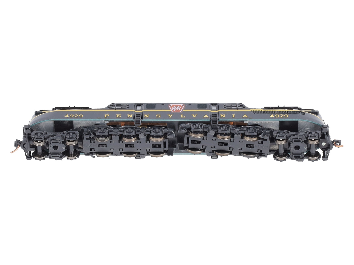 Kato 137-2012 PRR Green Single Stripe GG-1 Electric Locomotive #4929
