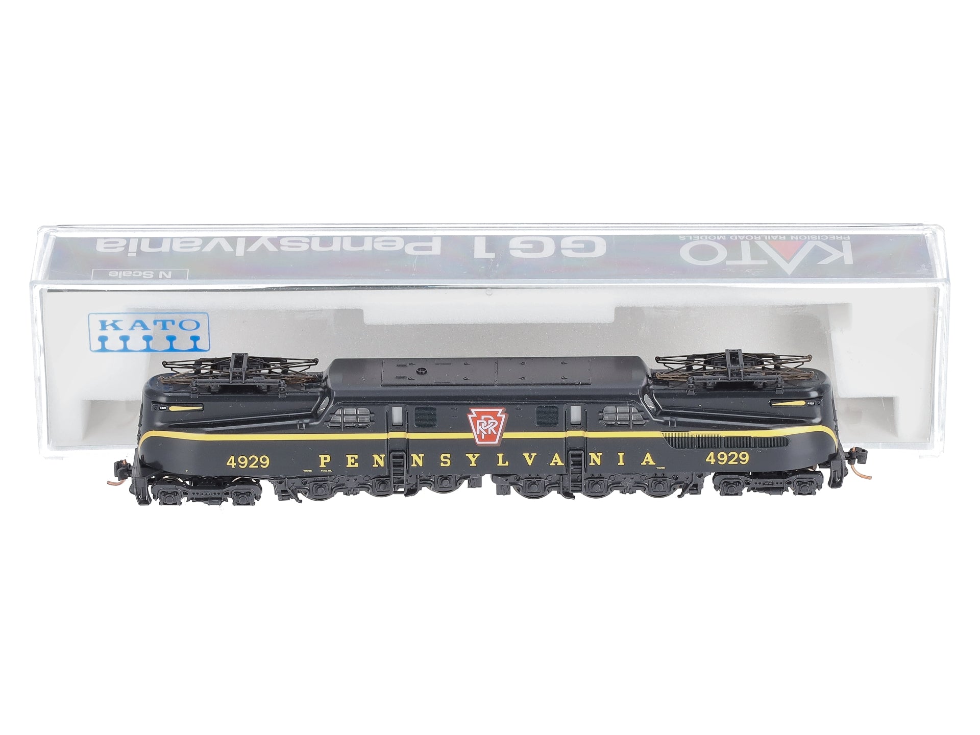 Kato 137-2012 PRR Green Single Stripe GG-1 Electric Locomotive #4929