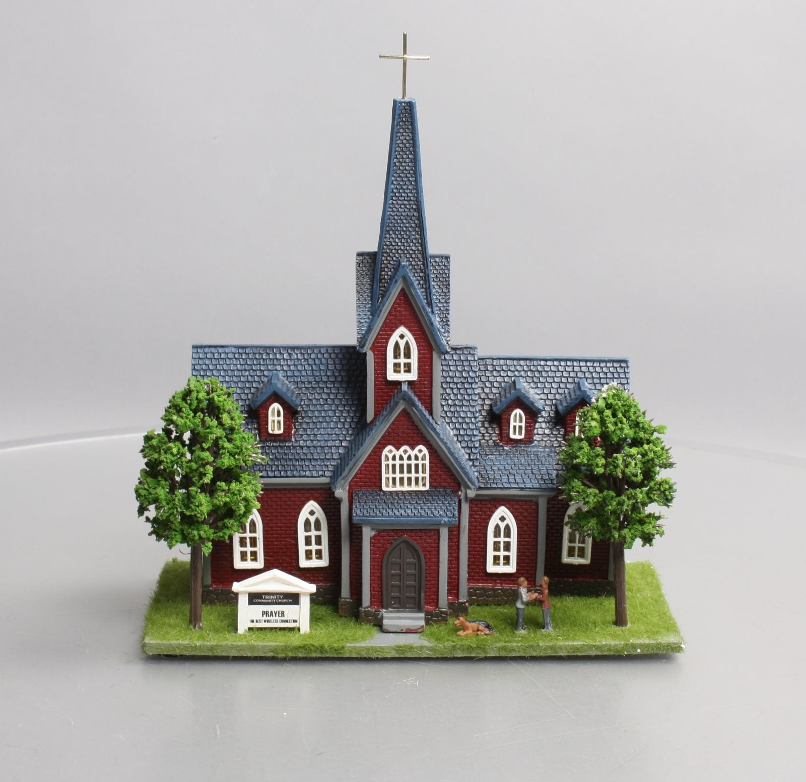 Menards 279-6362 HO Scale Red Church Pre-Built Building