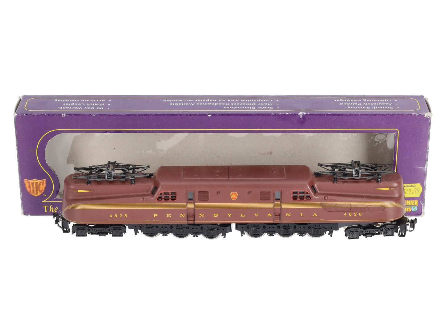 IHC M9650 HO Scale Pennsylvania GG-1 Electric Locomotive #4828 EX/Box