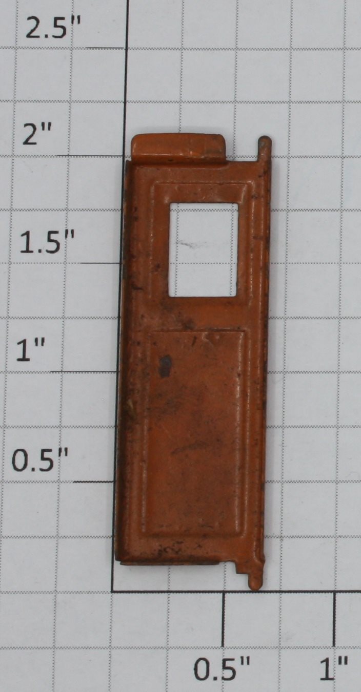 Lionel 607-2 Orange Left Hand Metal Boxcar Door