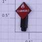 Lionel 87602-157 G Scale Flammable Placard Holder