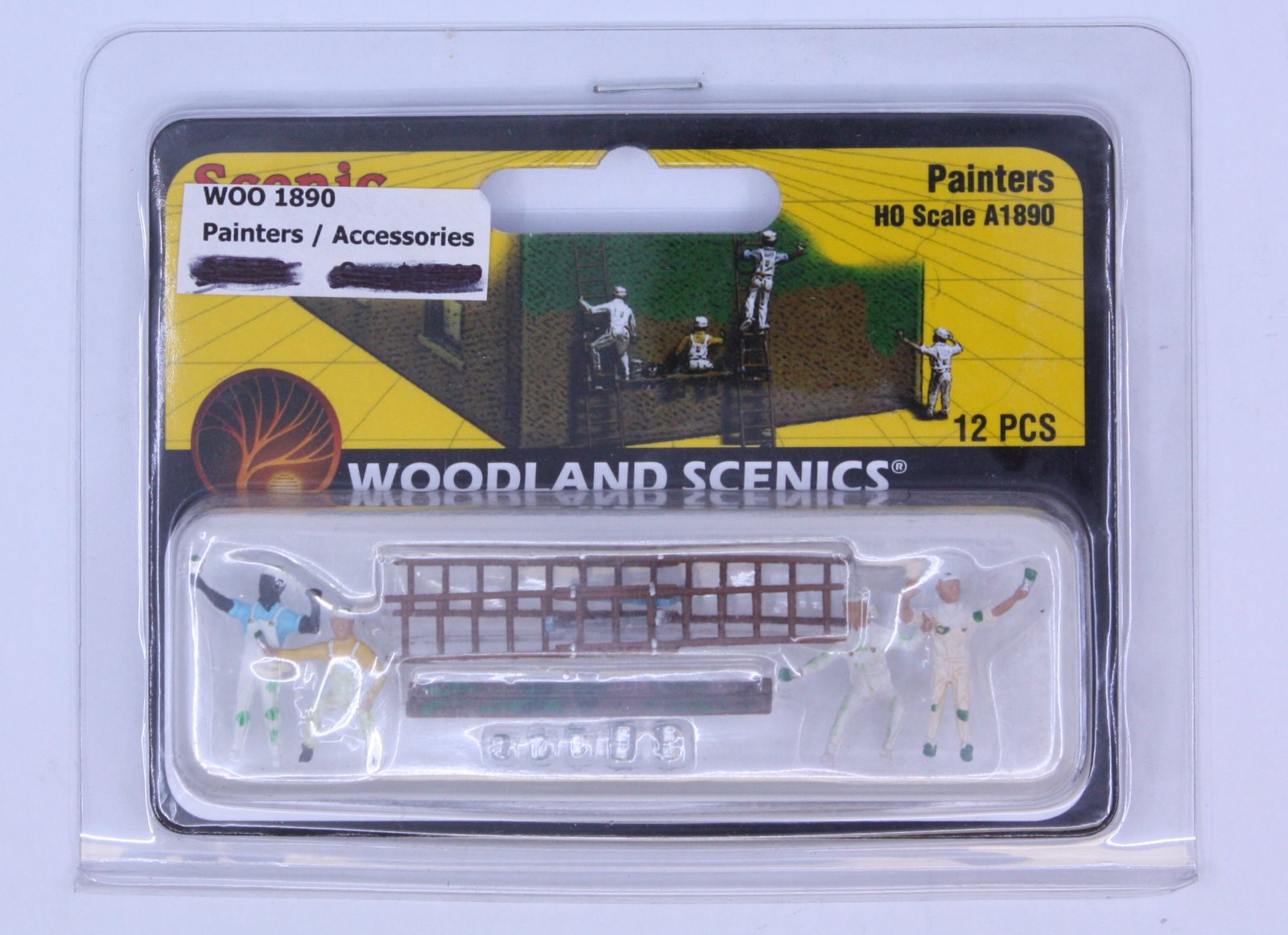 Woodland Scenics A1890 HO Scale ScenicAccents Painter/Ladders & Accessories