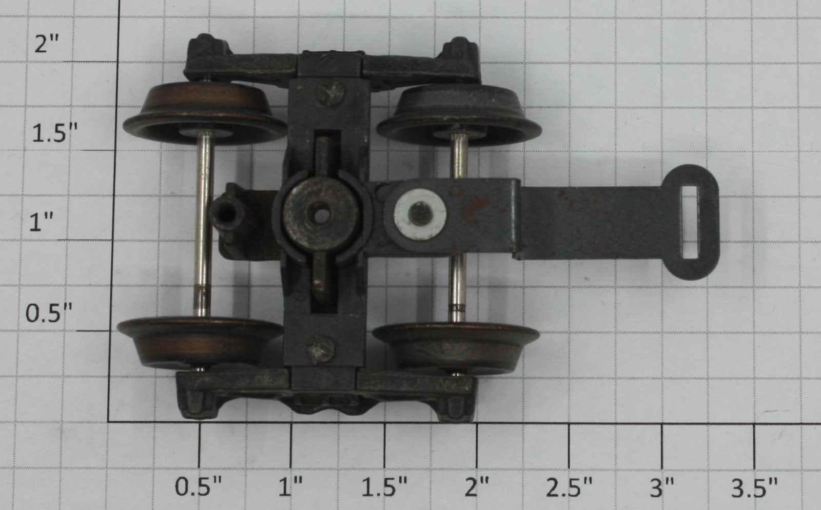 K-Line K3500F Tender Front Truck with Offset Drawbar
