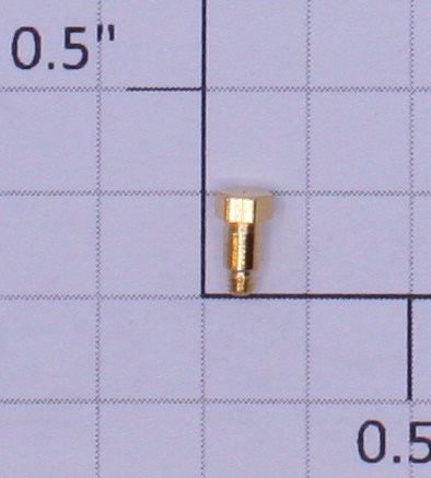 Lionel 28062-146 #1-72 x .125" Gold Plated Hex Shoulder Screw