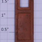 Lionel 607-1 Orange Right Hand Metal Boxcar Door