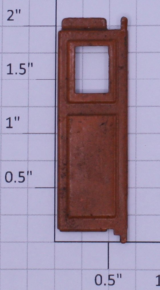 Lionel 607-1 Orange Right Hand Metal Boxcar Door