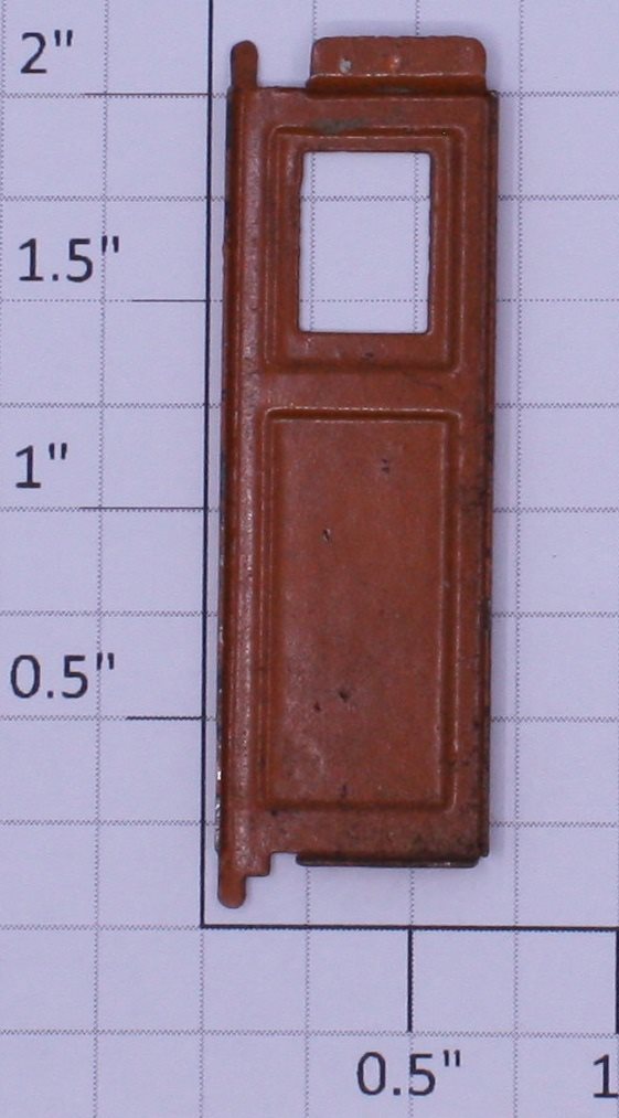 Lionel 607-1 Orange Right Hand Metal Boxcar Door
