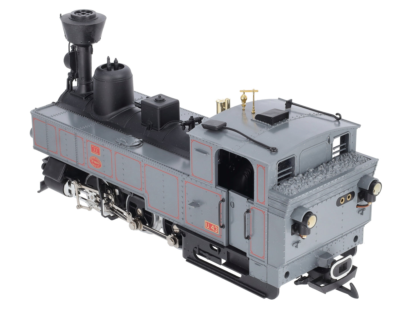 LGB 2070D G Steirmarkische Landesbahn 0-6-2 Gray Steam Locomotive w/Smoke #6824 LN/Box