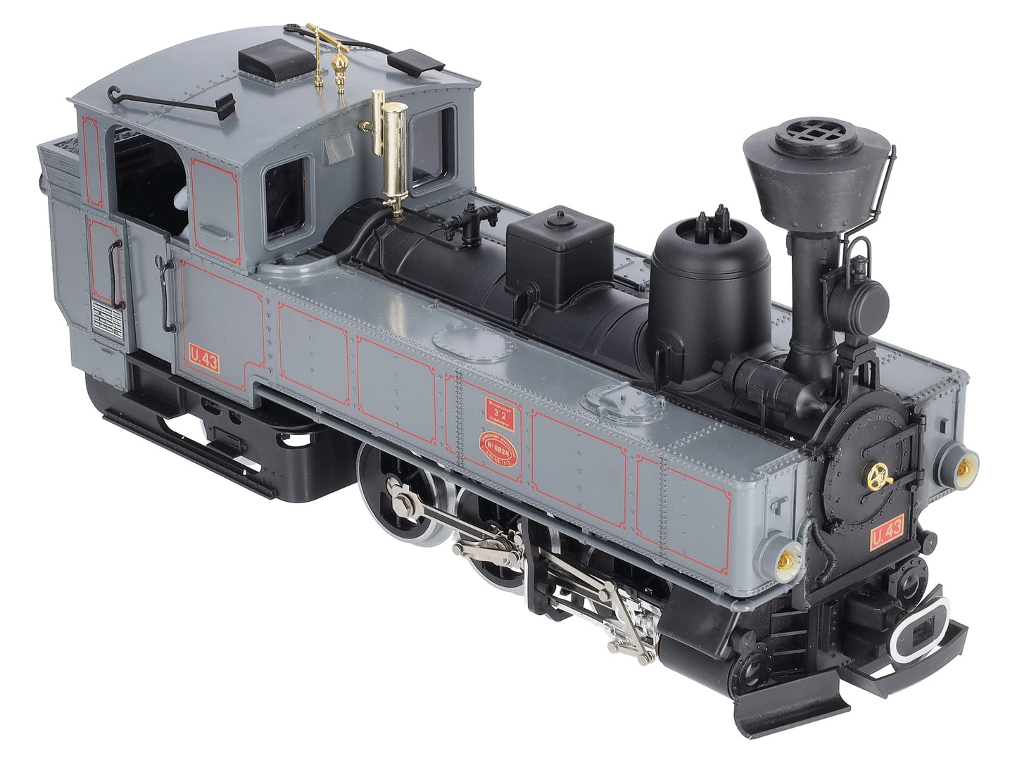 LGB 2070D G Steirmarkische Landesbahn 0-6-2 Gray Steam Locomotive w/Smoke #6824 LN/Box