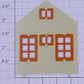 Lionel 12948-82 313 Bascule Bridge Rear House Wall