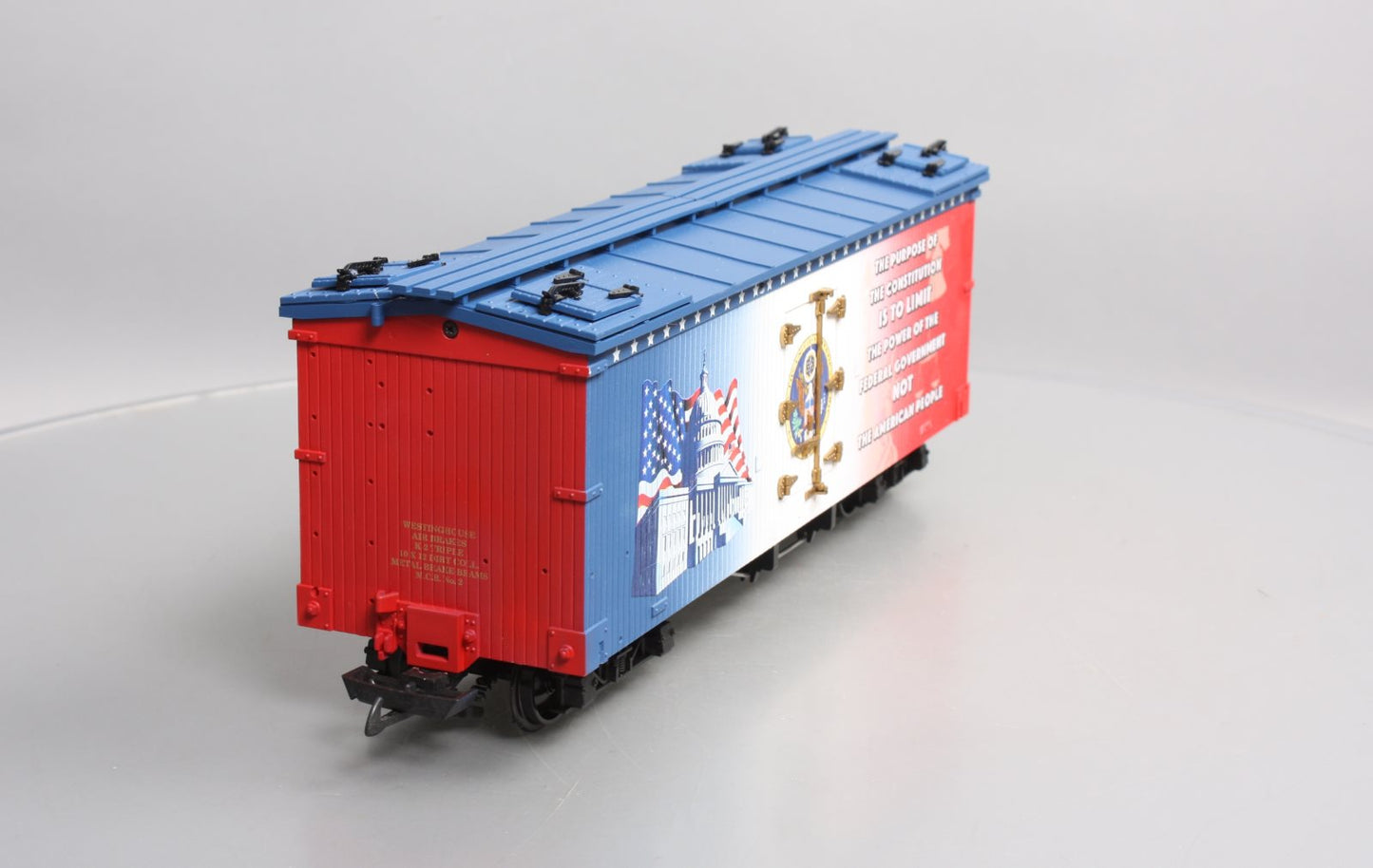 USA Trains R16000 G "Purpose of the Constitution" Patriotic Car U.S Refrigerator