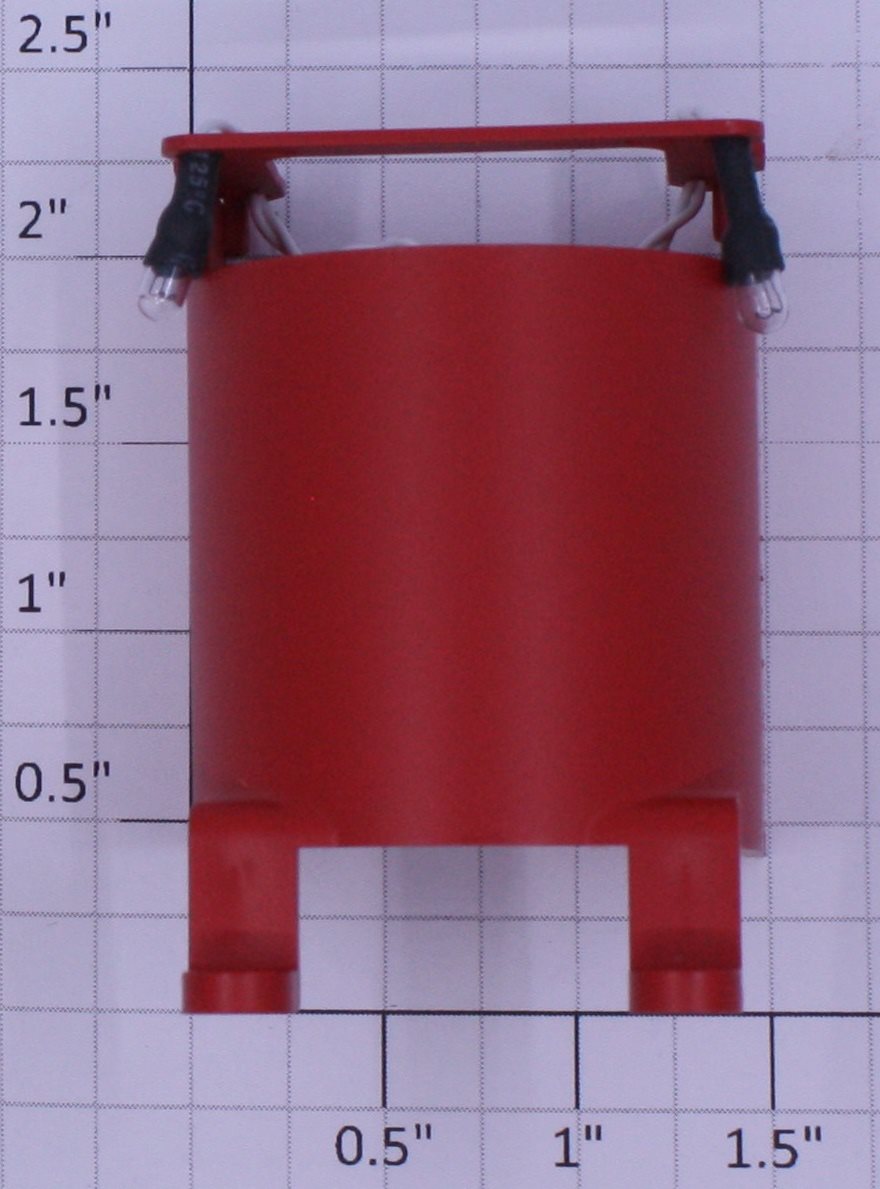 Lionel 28840-197 Red Motor Shield with Lamp Brackets for GP-30