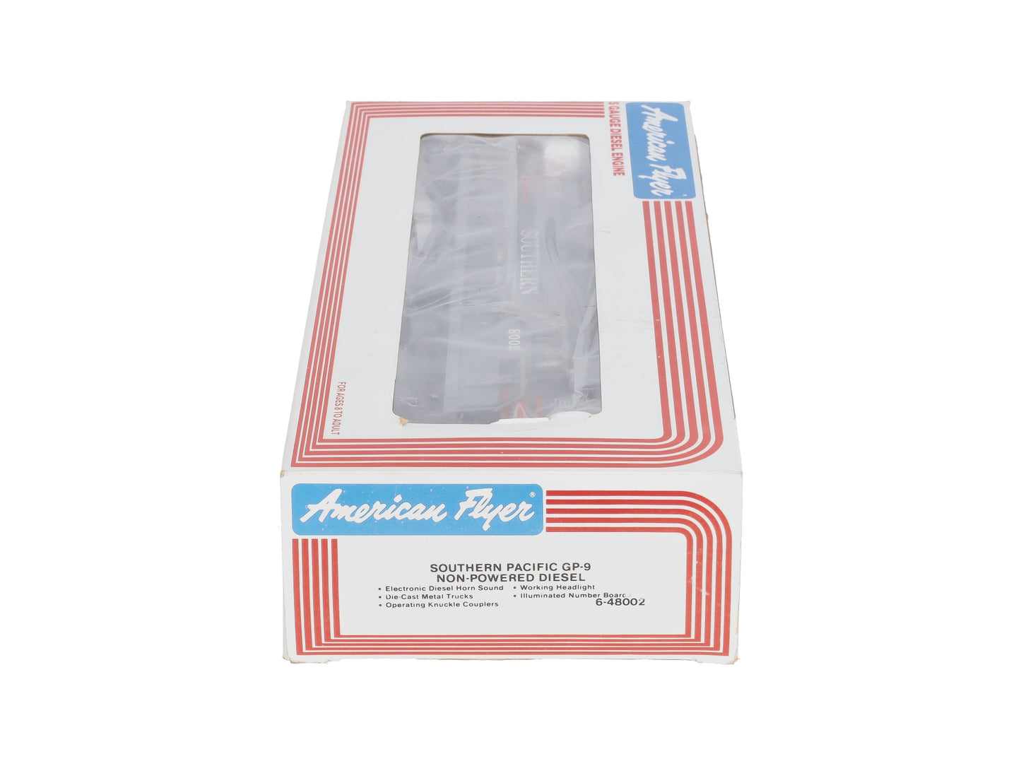 American Flyer 6-48002 S Southern Pacific GP-9 Non-Powered Diesel Locomotive LN/Box