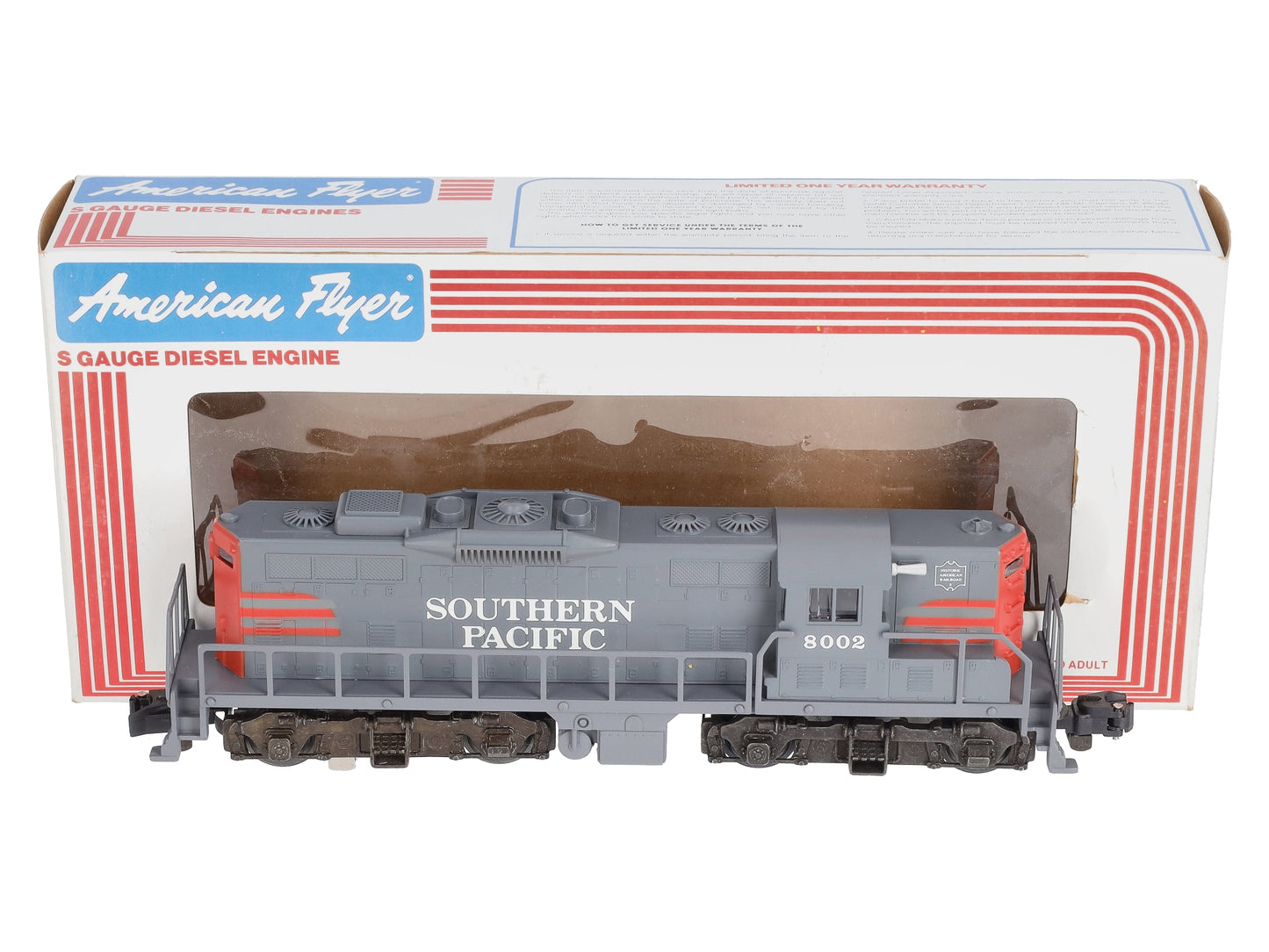 American Flyer 6-48002 S Southern Pacific GP-9 Non-Powered Diesel Locomotive LN/Box