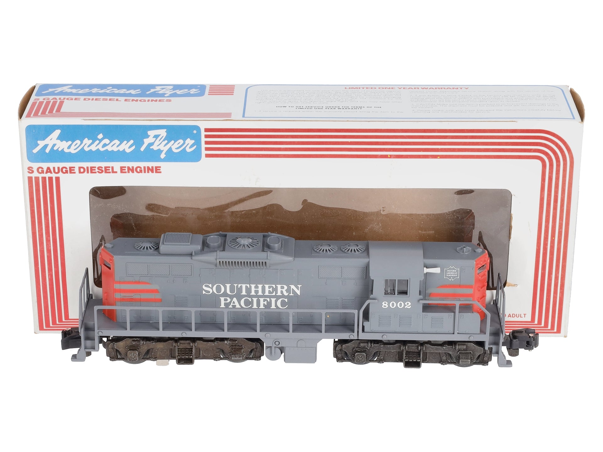 American Flyer 6-48002 S Southern Pacific GP-9 Non-Powered Diesel Locomotive LN/Box