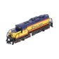 American Flyer 6-48004 S Scale Chessie GP-20 Dummy Diesel Loco LN/Box