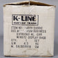 K-Line K4601-20001C O Millennium Aluminum Club Car #2000/2001 w/Display Base LN/Box