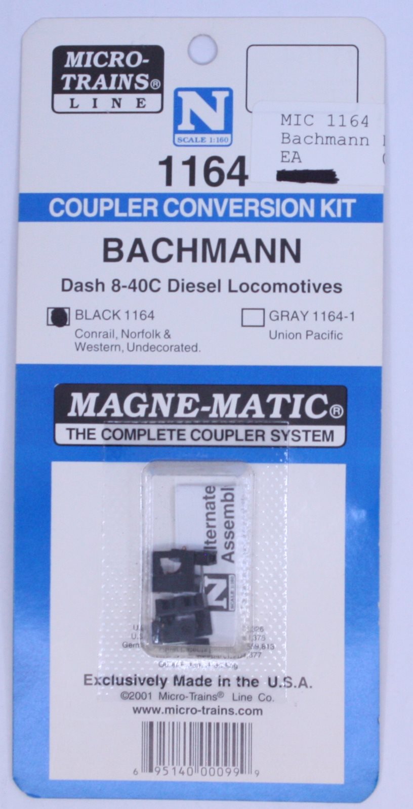 MicroTrains 1164 N Locomotive Coupler Conversion Kits w/Pilot Face