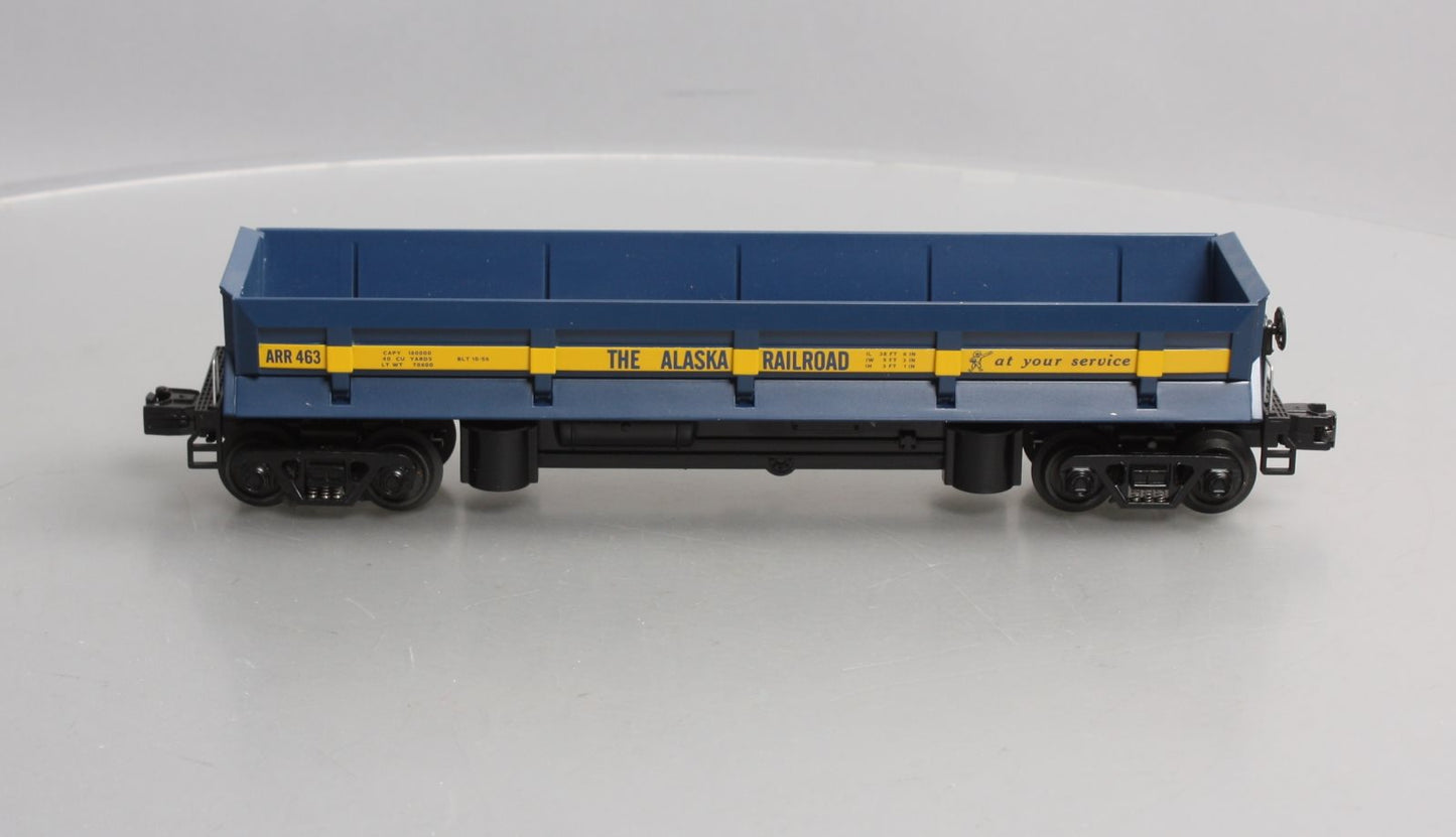 MTH 30-79137 O Gauge Alaska Dump Car #463 w/Operating Bay & Pipe Load NIB