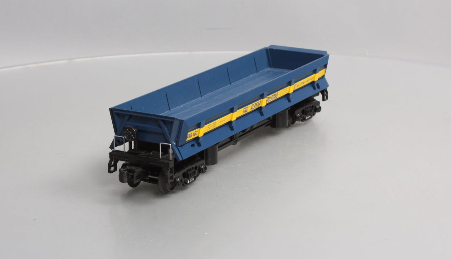 MTH 30-79137 O Gauge Alaska Dump Car #463 w/Operating Bay & Pipe Load NIB