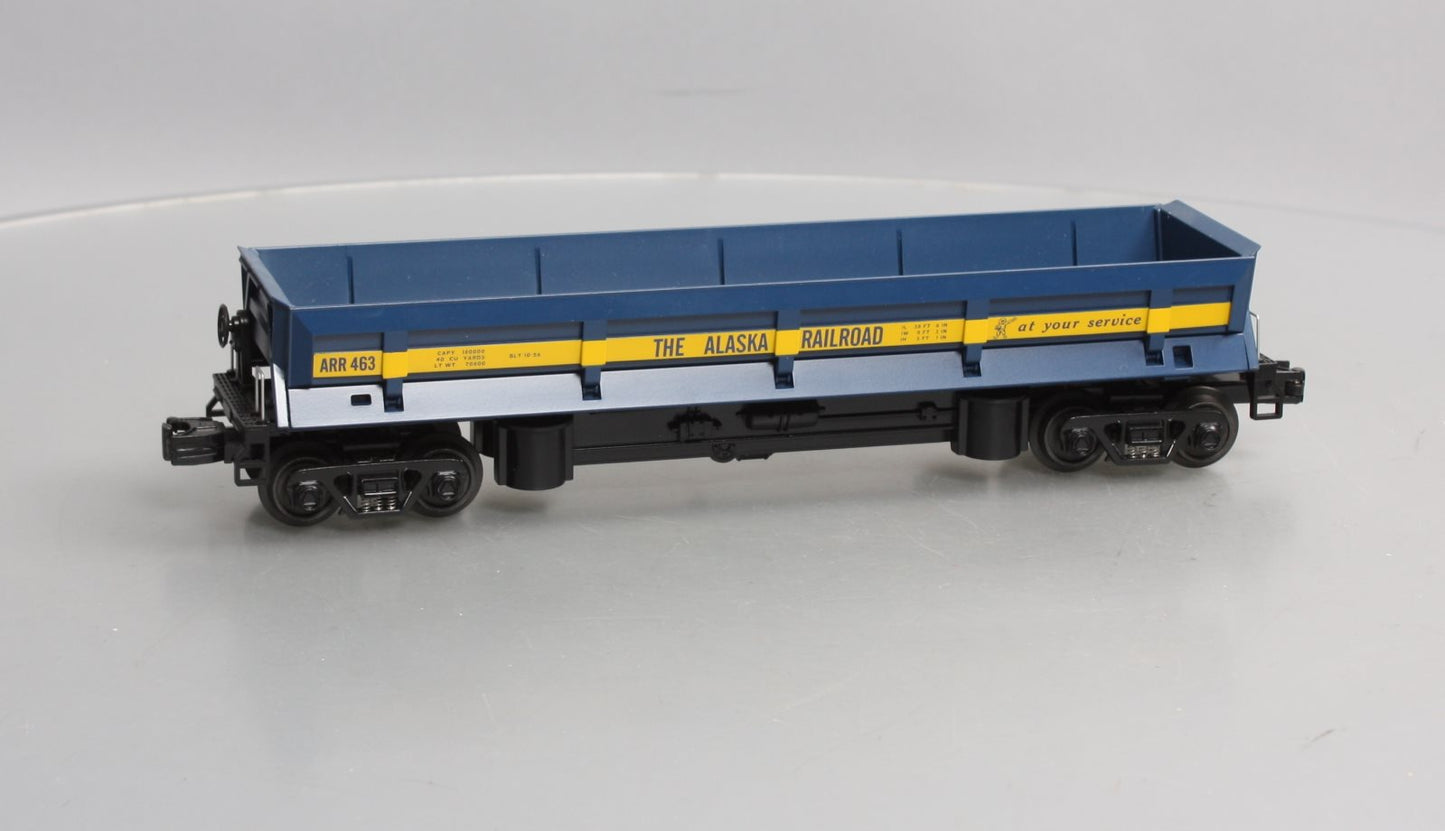 MTH 30-79137 O Gauge Alaska Dump Car #463 w/Operating Bay & Pipe Load NIB