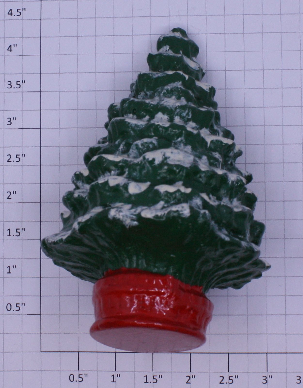 Lionel 1106-7 Prewar Wind-Up Santa Handcar Plaster Christmas Tree