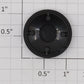 Lionel 9138-54 Black Tank Car Triple Dome Cover