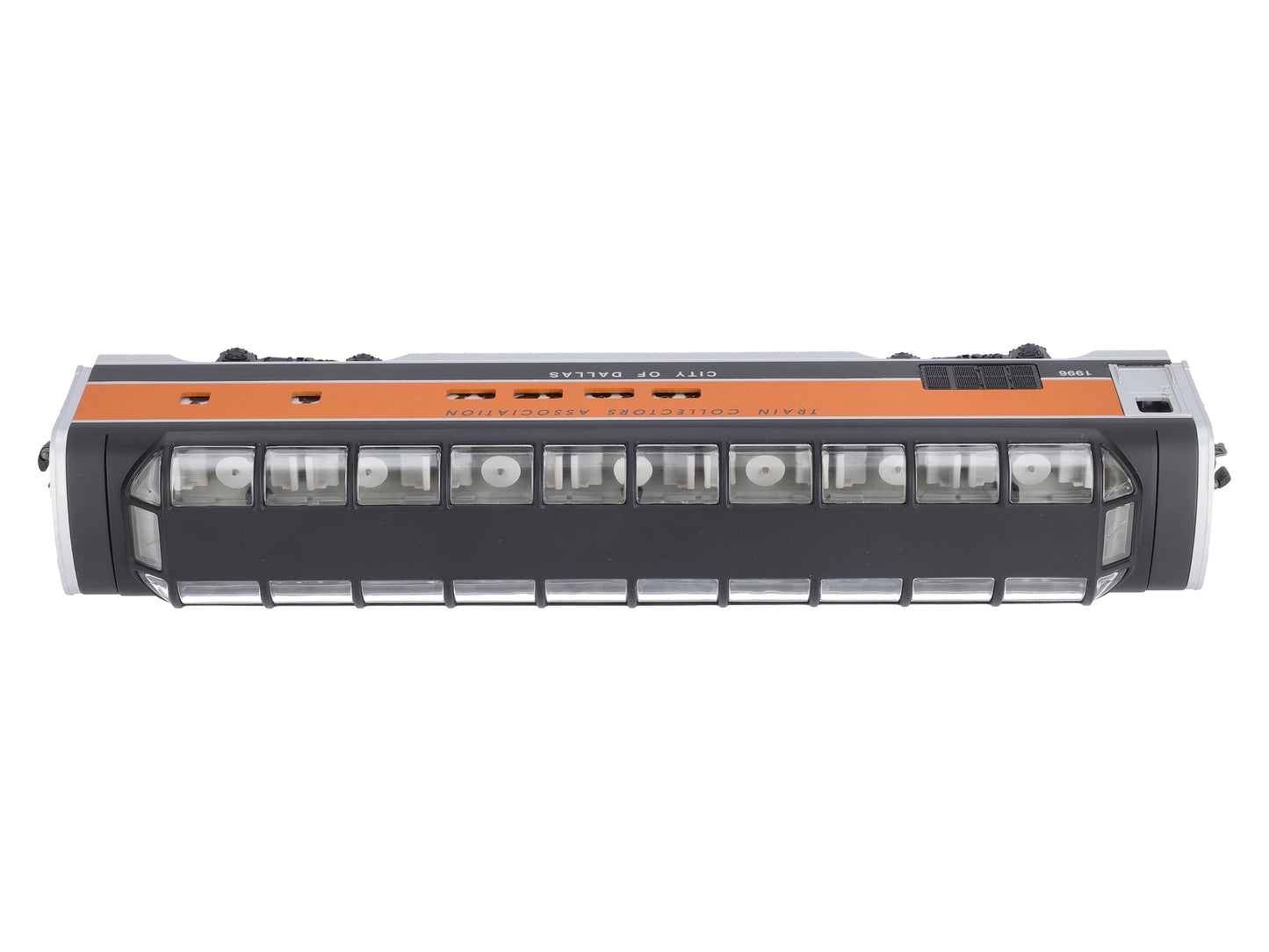 Lionel 6-52085 O Gauge 1996 TCA "City of Dallas" Dallas Full Vista Dome Car LN/Box
