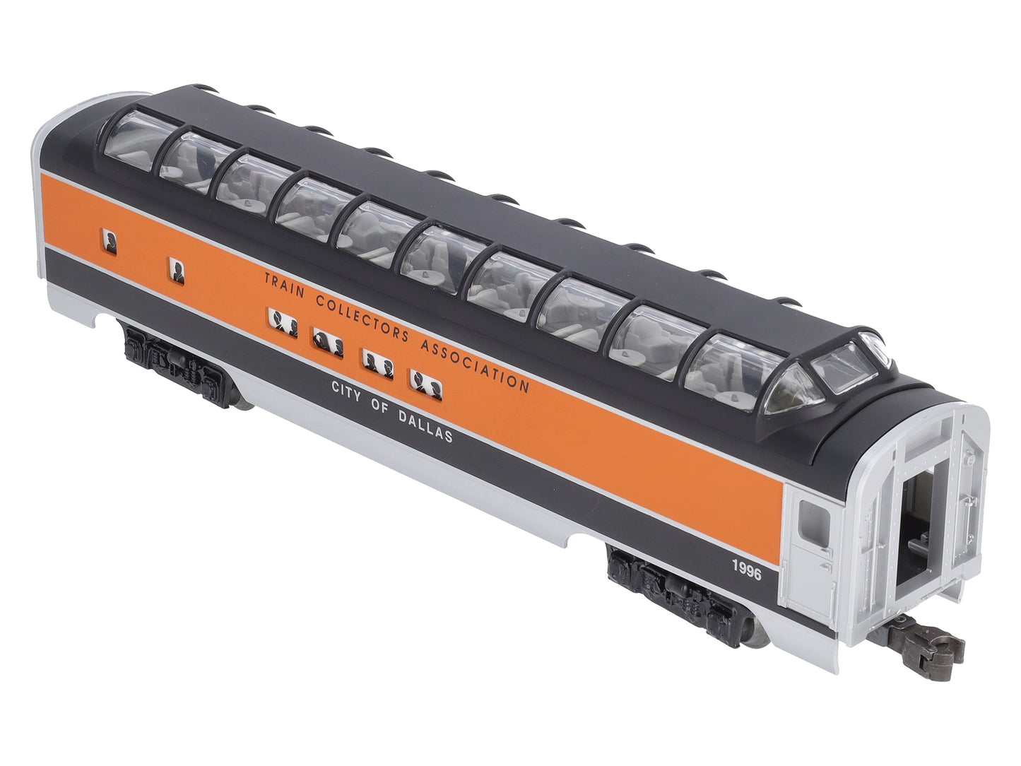 Lionel 6-52085 O Gauge 1996 TCA "City of Dallas" Dallas Full Vista Dome Car LN/Box