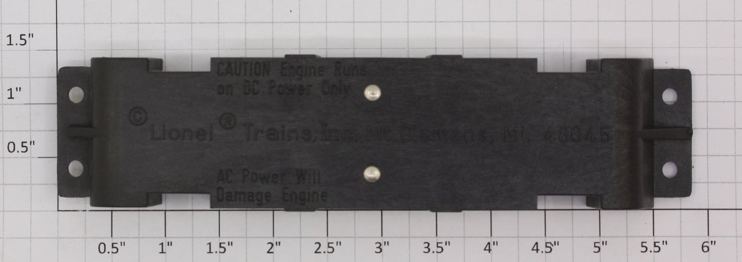 Lionel 85102-516 G Scale Frame Cover Assembly without Wires