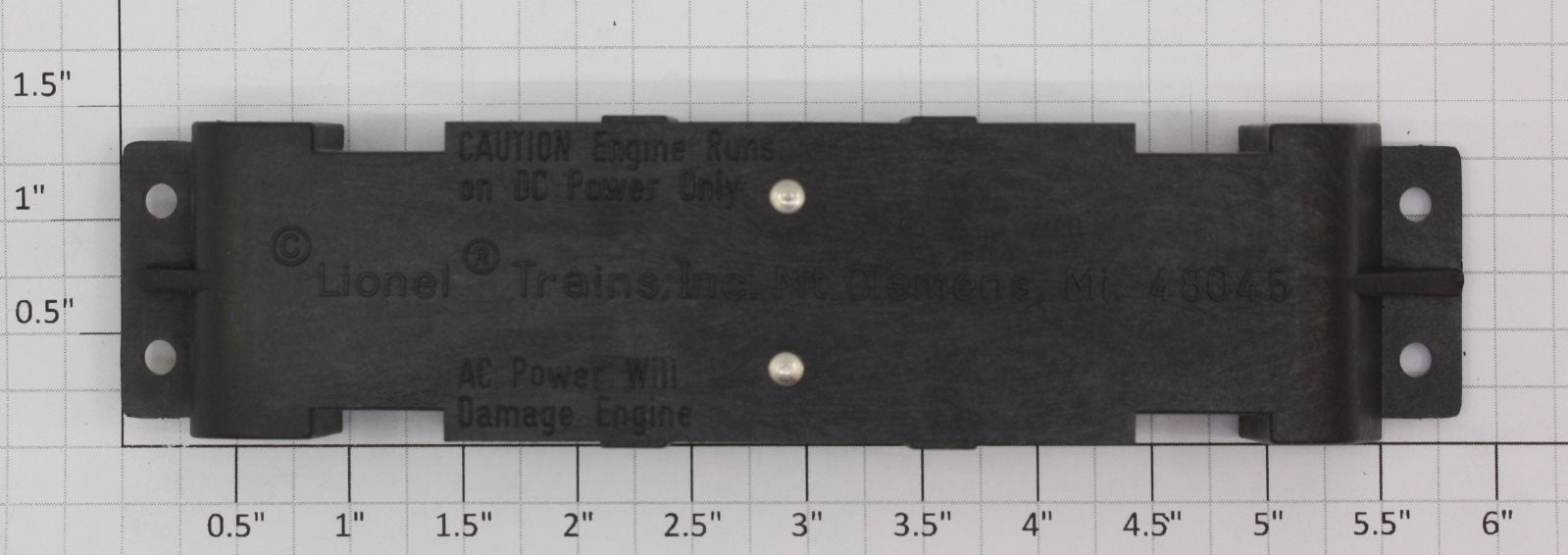 Lionel 85102-516 G Scale Frame Cover Assembly without Wires