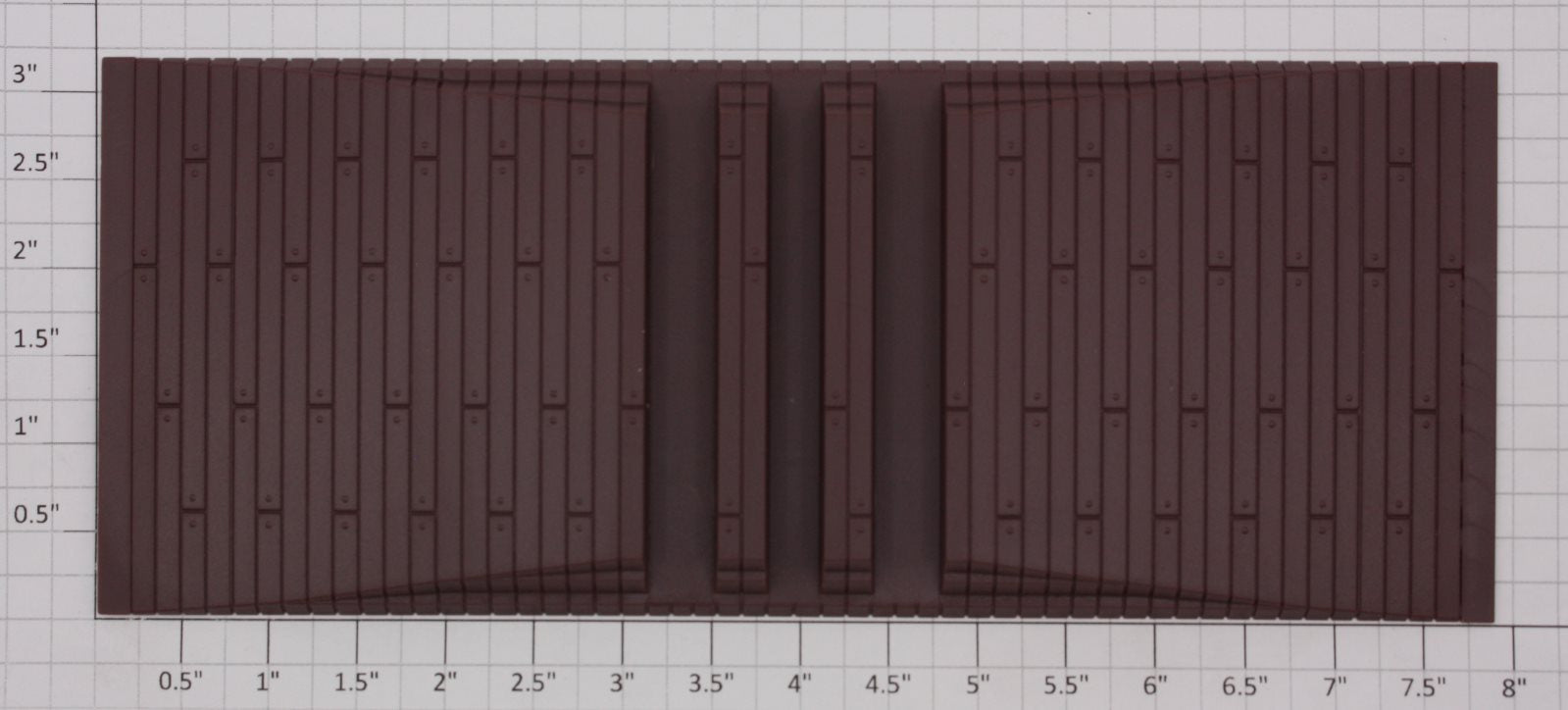 Lionel 11728-6 O27 Brown Grade Crossing