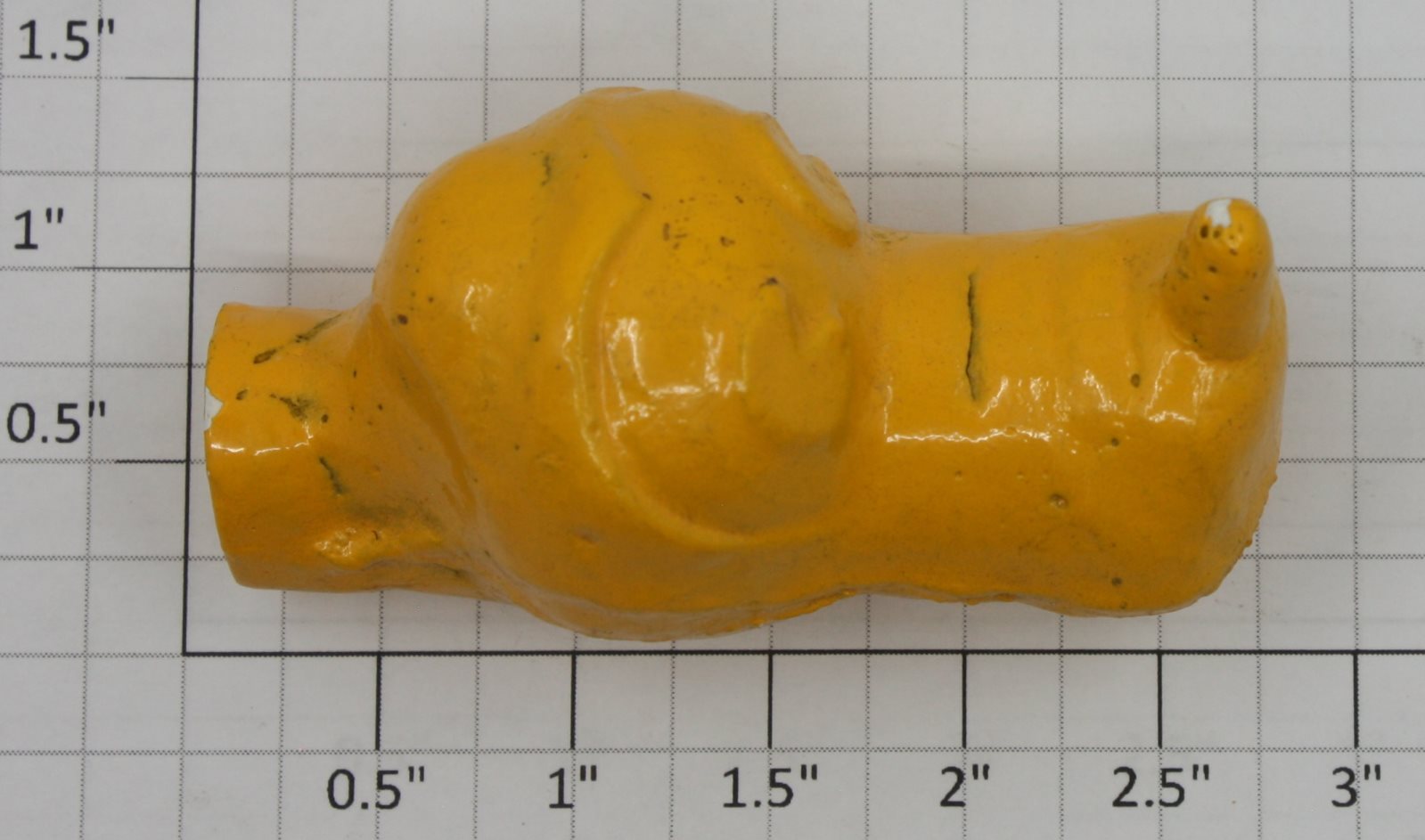 Lionel 1107-32 O Gauge Prewar Wind-Up Handcar Plaster Pluto Head Not Painted