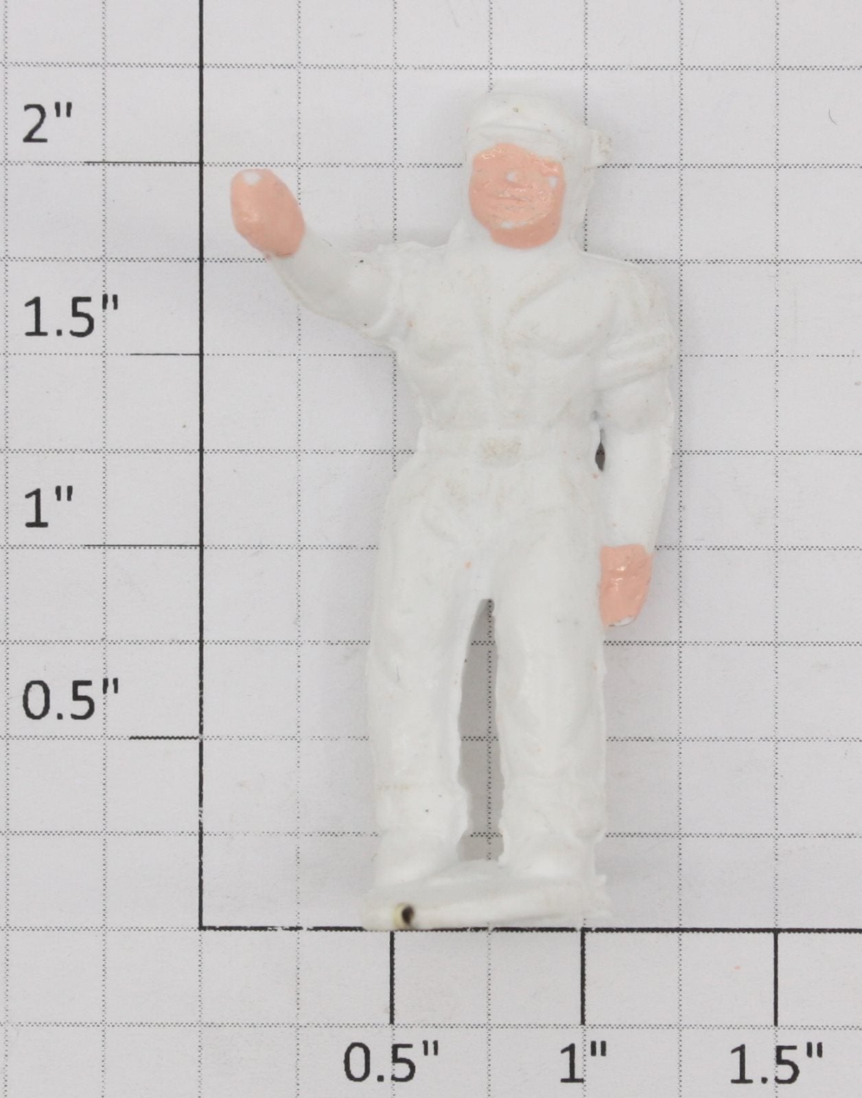 Lionel 362-73W Large White Barrel Loader Figure