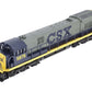 Williams 22203 O CSX Transportation GE U33C 3-Rail Diesel Loco w/Horn & Bell