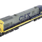 Williams 22203 O CSX Transportation GE U33C 3-Rail Diesel Loco w/Horn & Bell