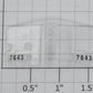 Lionel 18215-67 #7643 CSX Dash 8-40C Rear Number Board