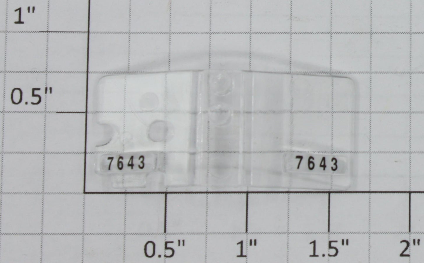 Lionel 18215-67 #7643 CSX Dash 8-40C Rear Number Board