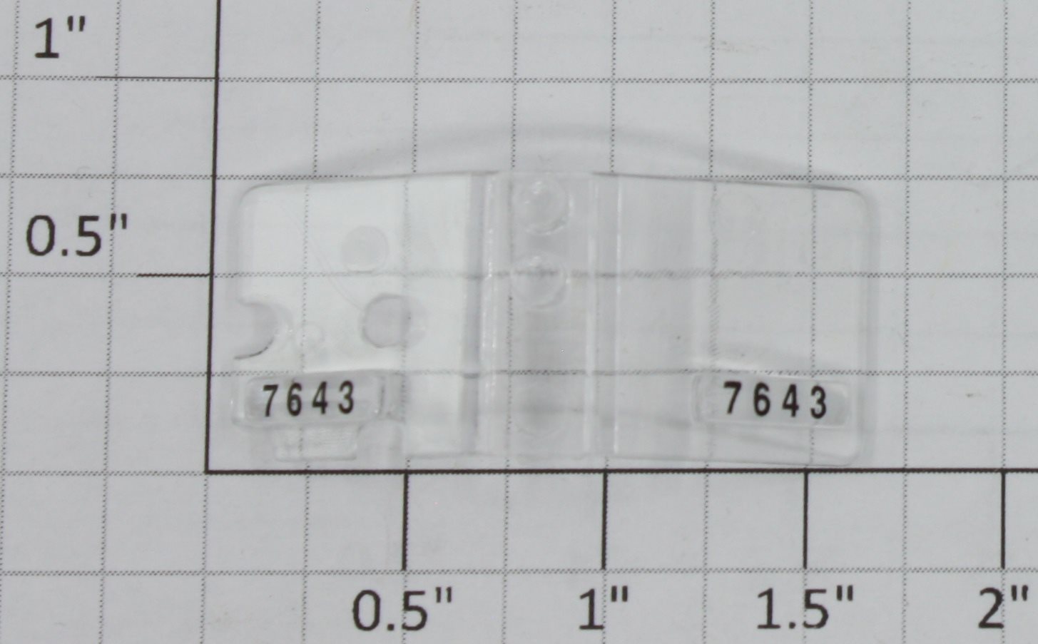 Lionel 18215-67 #7643 CSX Dash 8-40C Rear Number Board