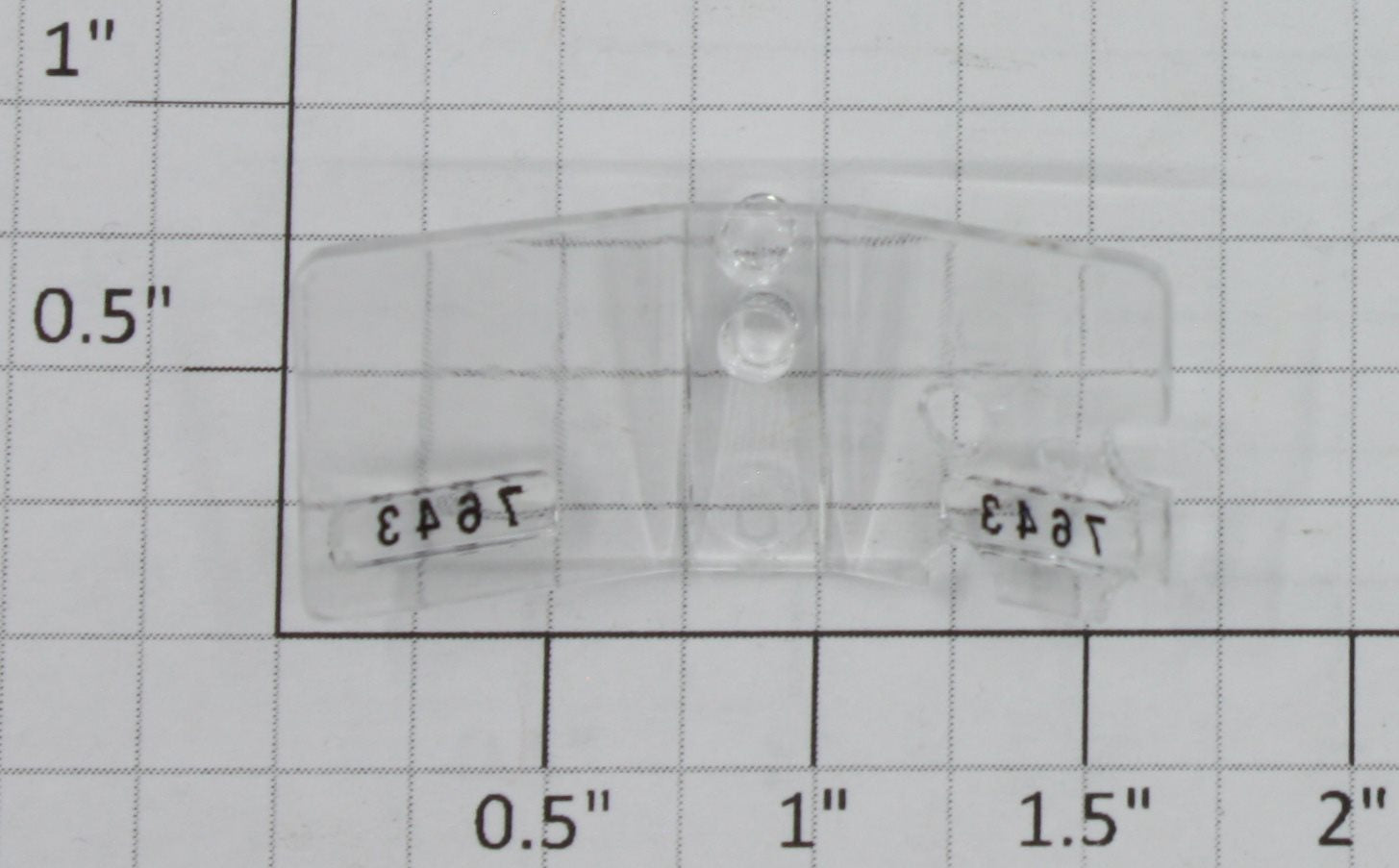 Lionel 18215-67 #7643 CSX Dash 8-40C Rear Number Board