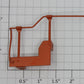 Lionel 18217-104 ICC SD-40 Diesel Loco Front Left Hand Orange Handrail