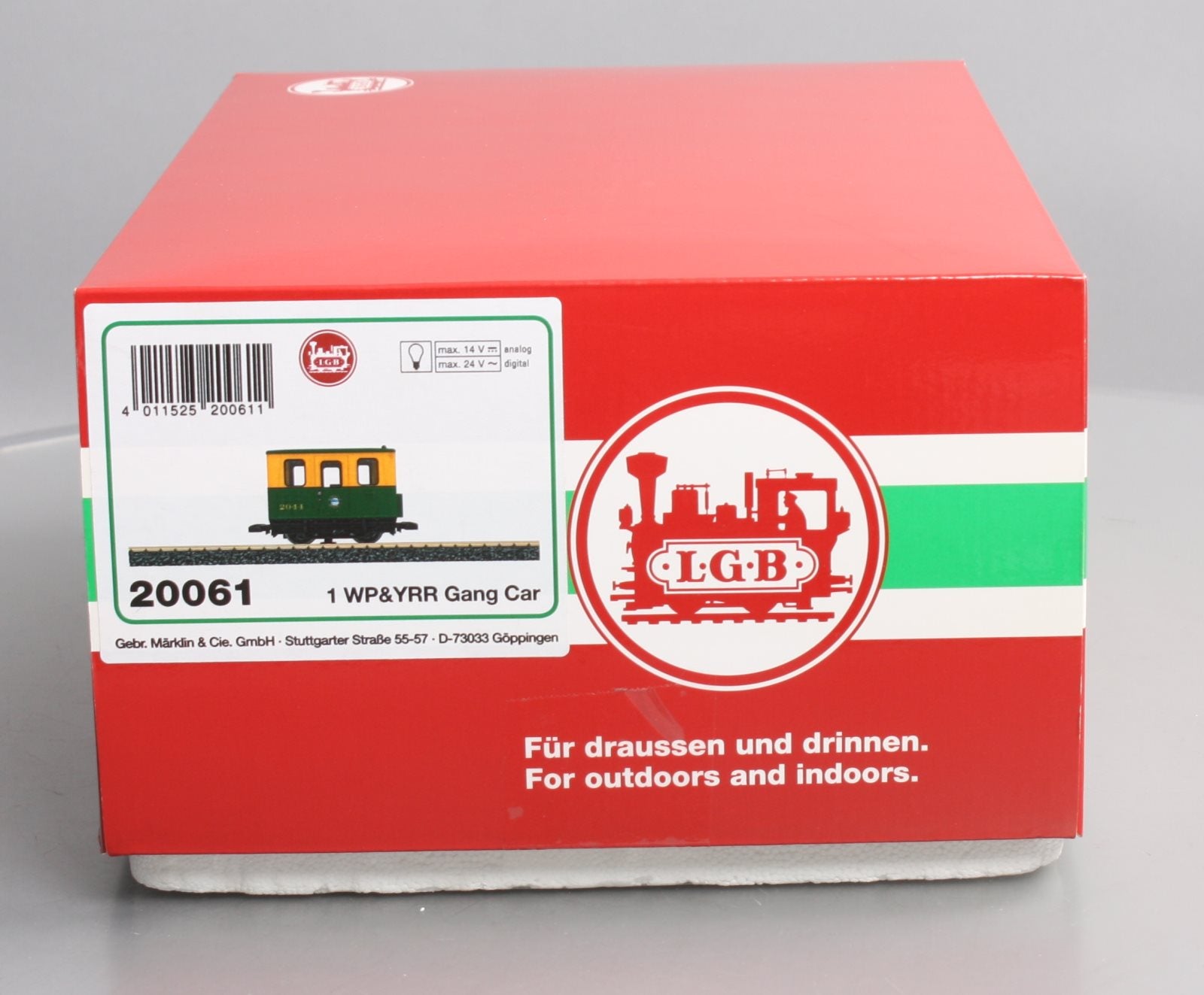 LGB 20061 G Scale White Pass & Yukon Powered Speeder #2044 – Trainz