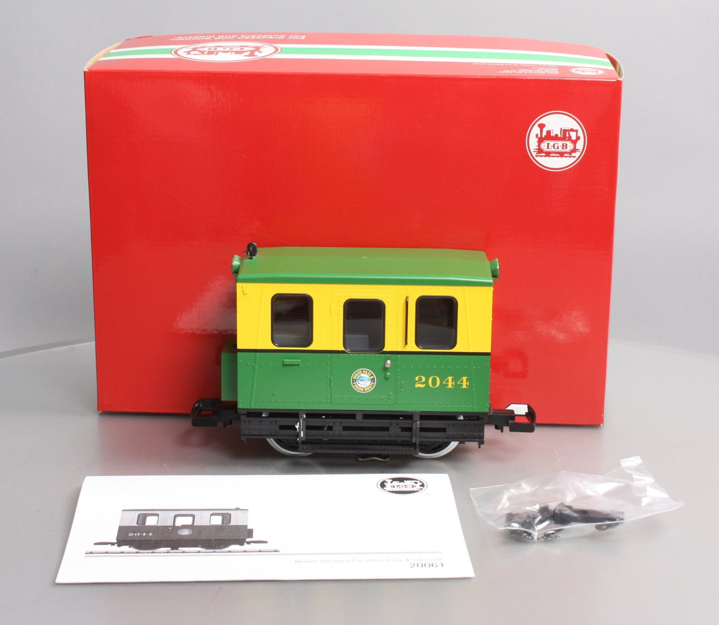 LGB 20061 G Scale White Pass & Yukon Powered Speeder #2044