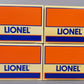 Lionel 6-29066 O Gauge CNJ Madison Passenger Cars (Set of 4) LN/Box