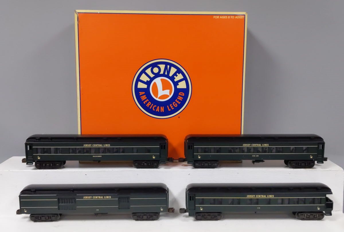 Lionel 6-29066 O Gauge CNJ Madison Passenger Cars (Set of 4) LN/Box